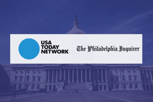 USA Today Network Logo and Philadelphia Inquirer Logo